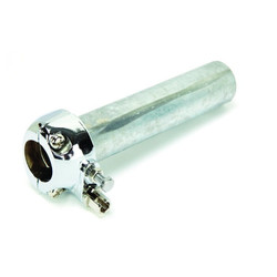 Chrome Gasgreep voor 1" (25.4 mm) Stuur - Enkele Kabel