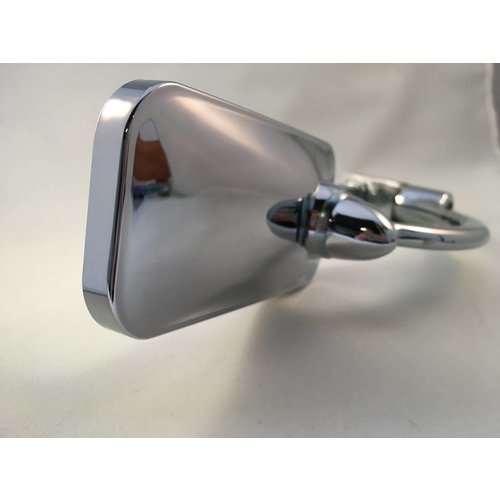 Emgo Bar End Rectangular Mirror - Chrome