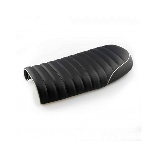 Brat Seat Black white piping