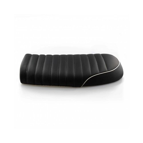 Brat Seat Black white piping