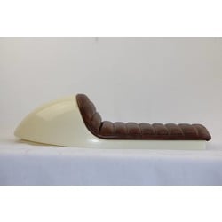 Cafe Racer Classic Seat Brown Thin Padding