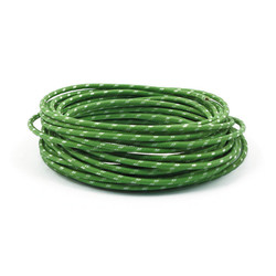 Gevlochten Kabel 3MM Groen 7,5 Meter