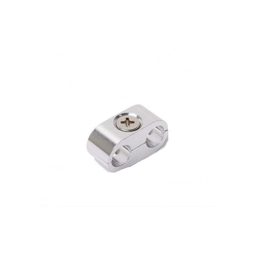 Connector 2 Kabels Aluminium