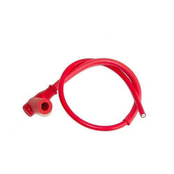 Capuchon pour bougie d'allumage + câble en silicone CR4 rouge