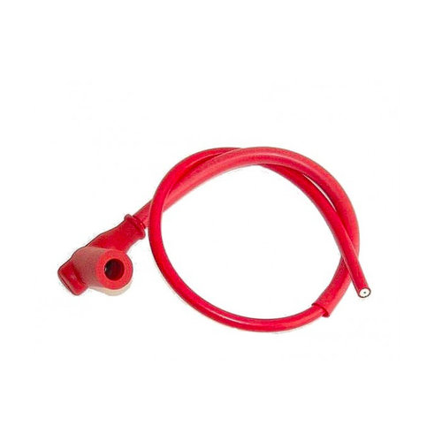Capuchon pour bougie d'allumage + câble en silicone CR4 rouge
