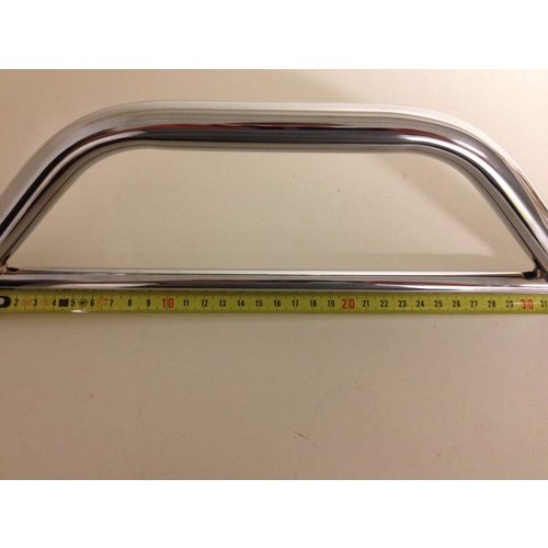 Emgo Manubrio Moto Cross Tracker Cromato Rinforzato 80 cm x 22 mm (7/8 Pollici), 14 cm di Rise, 12,7 cm di Pullback