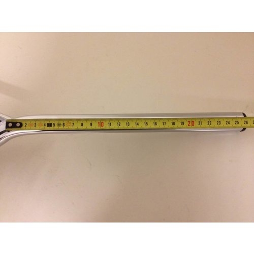 Emgo Verstevigd Chroom Motorcross Tracker Stuur 80 cm x 22 mm (7/8 Inch), 14 cm Rise, 12,7 cm Pullback