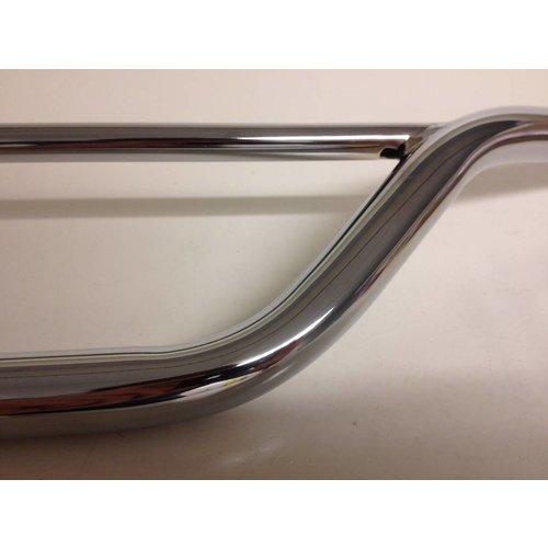 Emgo Manillar Tracker Moto Cross Cromado Reforzado 80 cm x 22 mm (7/8 Pulgada), 14 cm de Rise, 12,7 cm de Pullback