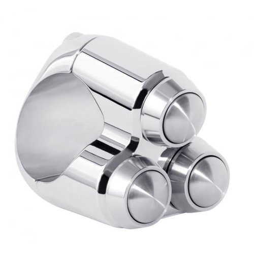 Motone 3 Button Schakelaar 25.4MM of 1" Chrome