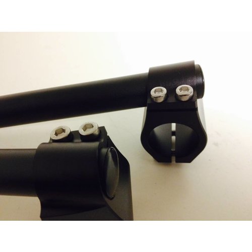 22MM Zwarte Clipons CNC (Veel Maten)