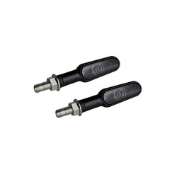 LSL D-Light LED Knipperlichten M8 Matte Black Smoke