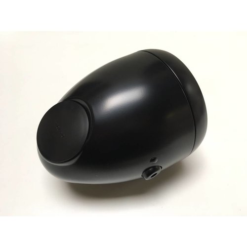 Daytona 5.75" Vintage Koplamp met Teller Gat Zwart