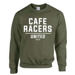 Cafe Racers United Sweater - Militär