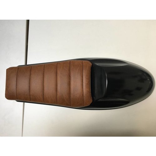 C.Racer Cafe Racer "Future" Seat Tuck 'N Roll Braun 1