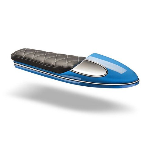 C.Racer Cafe Racer "Future" Seat Tuck 'N Roll Braun 1