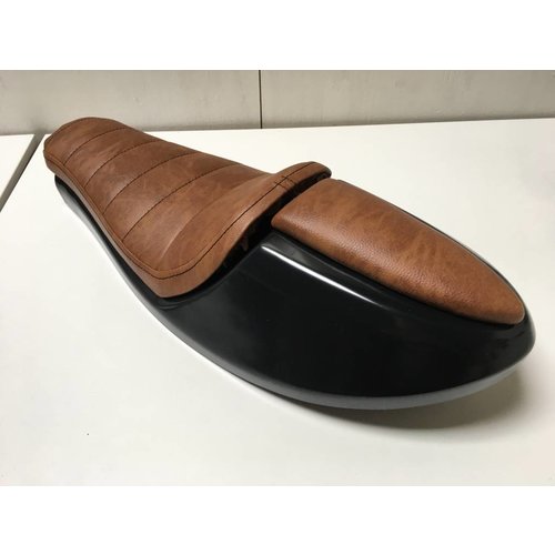 C.Racer Selle marron Café Racer "Neo" Tuck 'N Roll Type 3