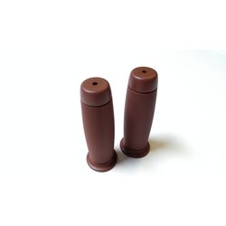 22MM Poignées Classic Diamond - Brun chocolat