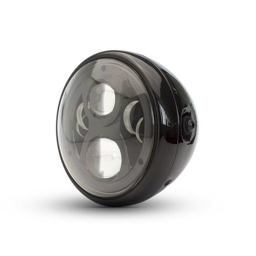 7" Modern Multi LED Headlight - Black