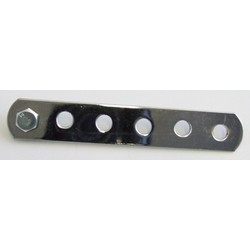 Muffler Bracket Cafe Racer Style Chrome 15 cm
