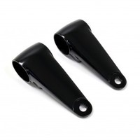 Soportes de Faro de Aluminio Negro para Tubos de Horquilla 35/39/41 mm con Separadores