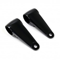 Supports pour phare avant en aluminium noir 35/39/41 mm