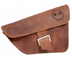 brown leather saddle bolsa