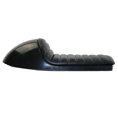 Cafe Racer Classic Black Seat Thin Padding