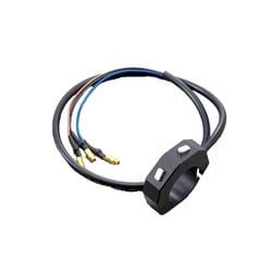 Commutateur CNC 2 Boutons Noir Gauche pour Guidon 22mm/1"