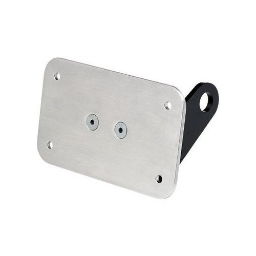 Support Plaque d'immatriculation Montage Latéral Moto Métal Pour