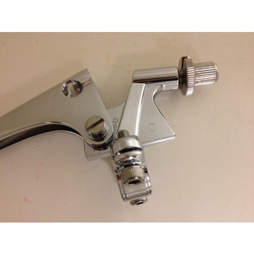 Emgo 7/8" / 22mm Jeu Universel Levier Embrayage & Frein avec Entraxe 1-1/16", Finition Chrome