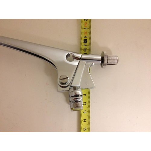 Emgo 7/8" / 22mm Universal Clutch & Brake Lever Set with 1-1/16" Pivot Centres, Chrome Finish