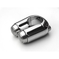 Interrupteur à deux boutons 25,4MM (1") - Chrome