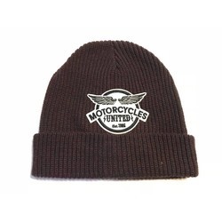 Bonnet Docker Motorcycles United pourpre