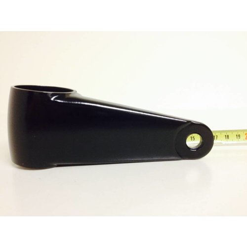 Emgo Soportes de Faro de Aluminio Negro para Tubos de Horquilla 35/39/41 mm con Separadores