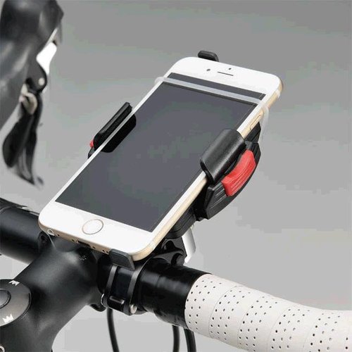 Daytona Smartphonehouder voor Stuur 22-29 mm met Verstelbare Breedte 55-85 mm, Lengte 110-147 mm en Diepte 6-18 mm
