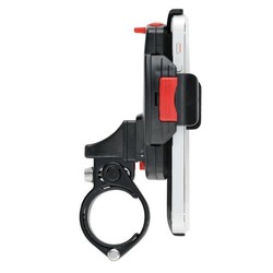 Smartphonehouder voor Stuur 22-29 mm met Verstelbare Breedte 55-85 mm, Lengte 110-147 mm en Diepte 6-18 mm