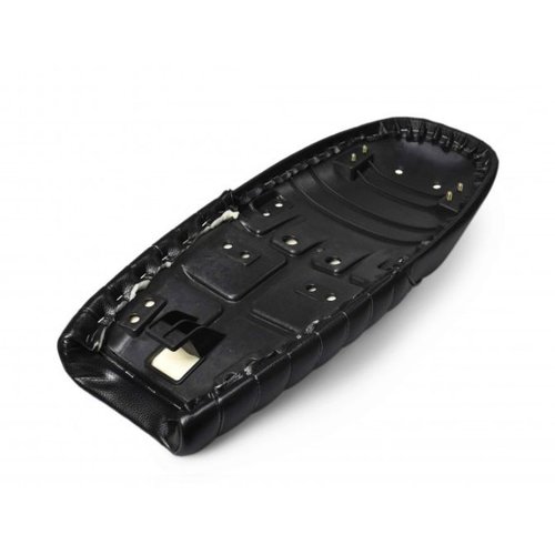 63cm x 25cm Tuck N' Roll Cafe Racer Seat Black 6