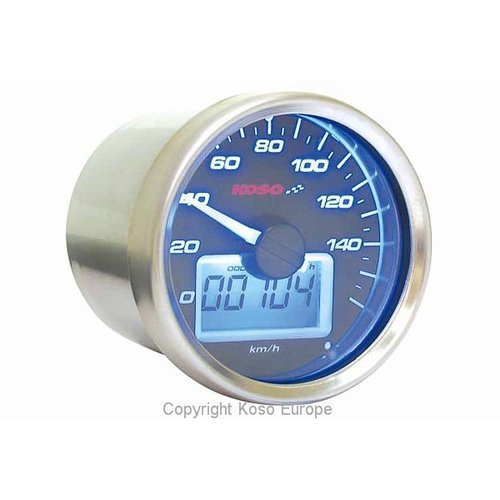 KOSO (max 160 kmh) D55 GP Style Speedometer Black