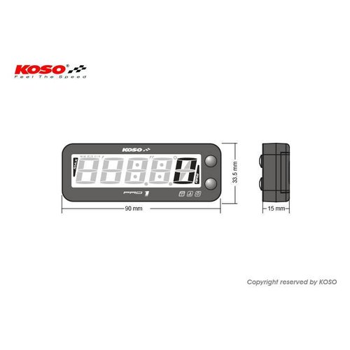 KOSO PRO-1 (Racing Toerenteller)
