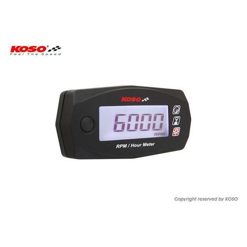 KOSO Toerenteller met Uren Teller