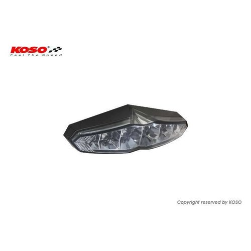 KOSO LED Tail Light (with license plate light) - Infinity smoke