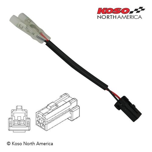 KOSO Câble adaptateur pour clignotants Harley Davidson