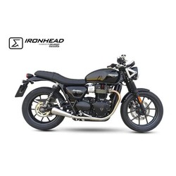 Ironhead Silencer Brushed Stainless Steel, E-marked