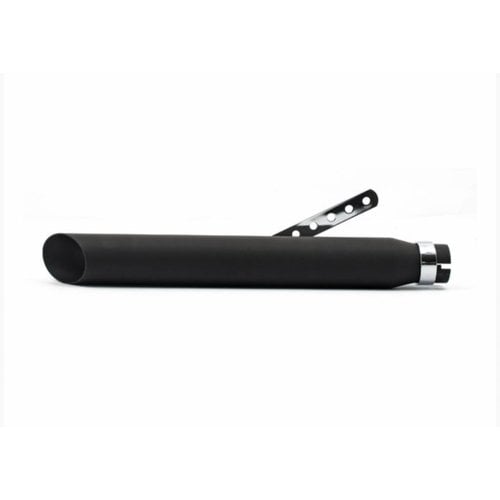 Slash Cut Muffler Black Steel 38mm - 45mm