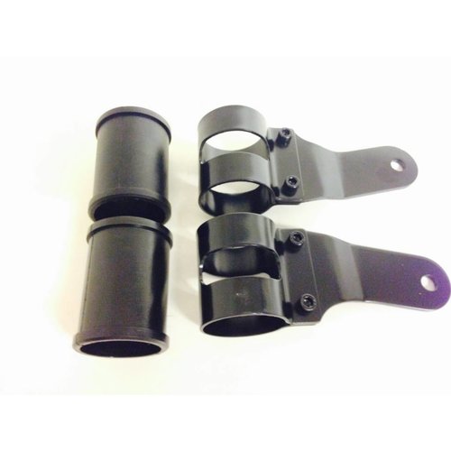 Shin Yo Pair of 38 - 42 mm Headlight Brackets Black