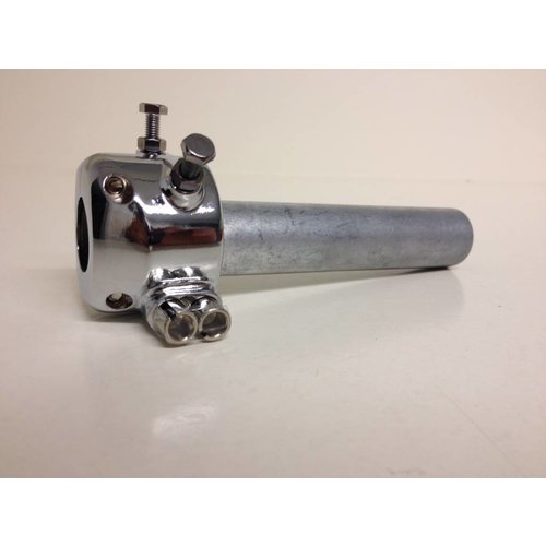 Emgo Puño de Gas Twin Pull de Aleación 7/8" / 22 mm para 2 Cables - Negro o Cromo