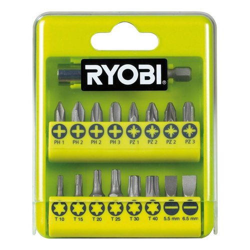 Ryobi Set schroefbits (17-delig) RAK17SD