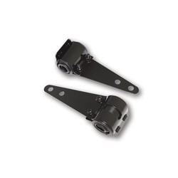 Cafe Racer Black Headlight Brackets 30 mm - 38 mm