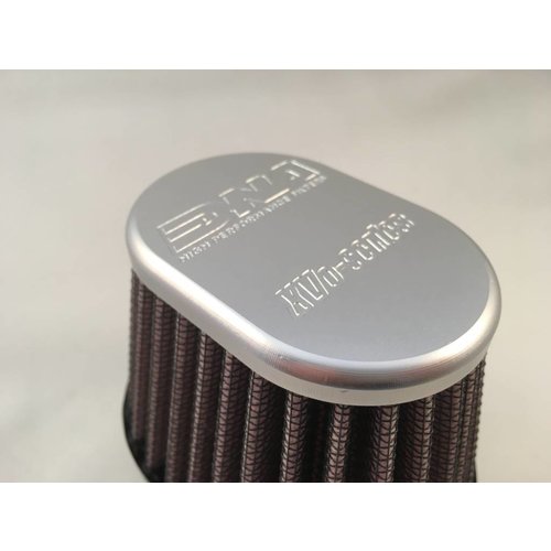 DNA Ovale filter Aluminium Bovenkant