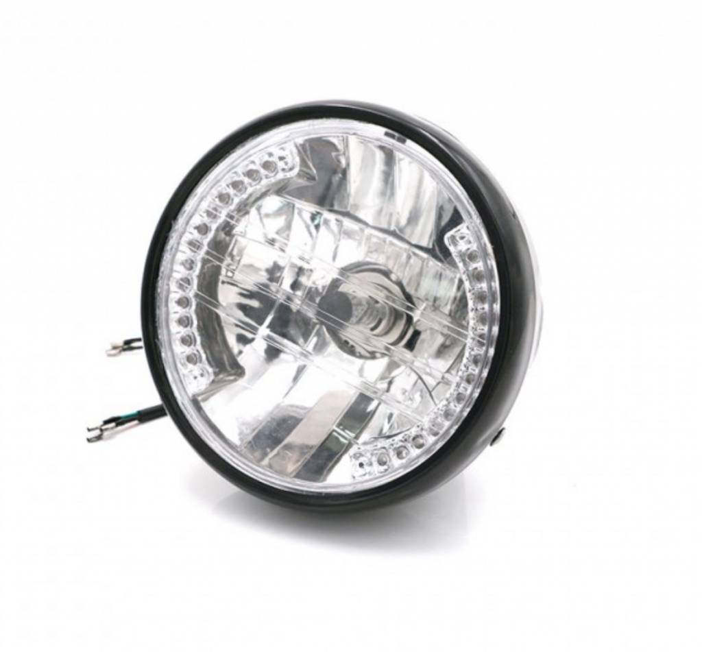 Phare Halogène Droit Pour Dacia Duster - Avec Clignotant Intégré, Ampoules H1/H7, Compatible à Partir De 02/15